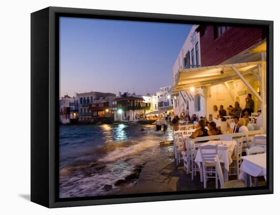 Little Venice, Mykonos, Greece-Bill Bachmann-Framed Premier Image Canvas