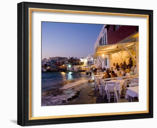 Little Venice, Mykonos, Greece-Bill Bachmann-Framed Photographic Print