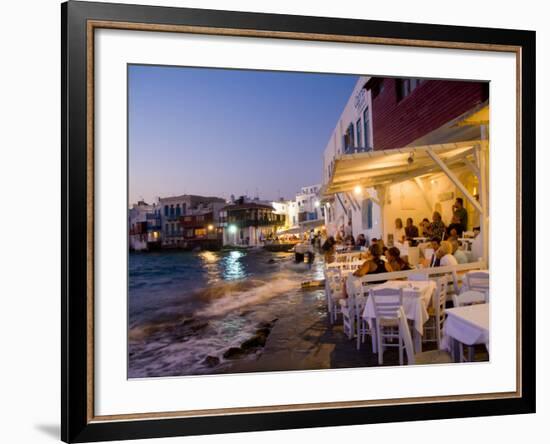 Little Venice, Mykonos, Greece-Bill Bachmann-Framed Photographic Print