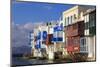 Little Venice, Mykonos Town (Chora), Mykonos, Cyclades, Greek Islands, Greece, Europe-Eleanor Scriven-Mounted Photographic Print