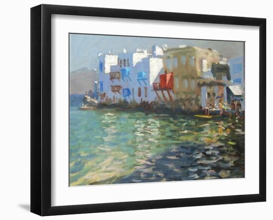 Little Venice, Mykonos-Andrew Macara-Framed Giclee Print