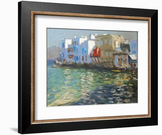 Little Venice, Mykonos-Andrew Macara-Framed Giclee Print