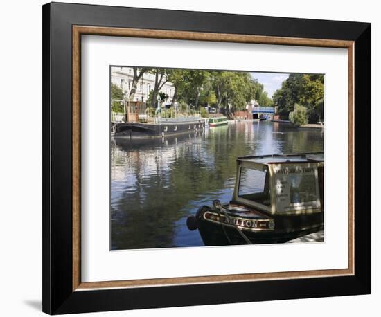 Little Venice, Paddington, London, England, Uk-Rolf Richardson-Framed Photographic Print