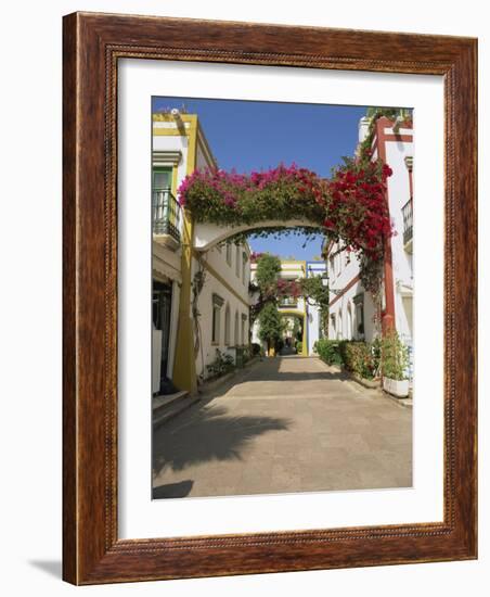 Little Venice's Alleyways, Puerto De Morgan, Gran Canaria, Canary Islands, Spain-Pearl Bucknall-Framed Photographic Print