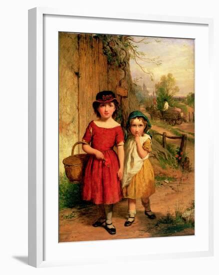 Little Villagers, 1869-George Smith-Framed Giclee Print