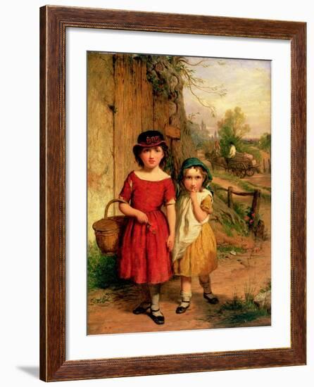 Little Villagers, 1869-George Smith-Framed Giclee Print