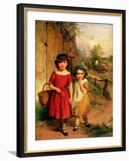 Little Villagers, 1869-George Smith-Framed Giclee Print