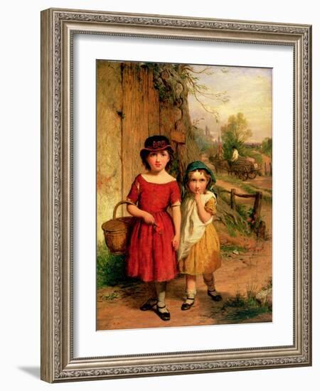 Little Villagers, 1869-George Smith-Framed Giclee Print