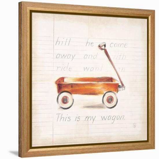 Little Wagon-Lauren Hamilton-Framed Stretched Canvas