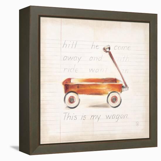 Little Wagon-Lauren Hamilton-Framed Stretched Canvas