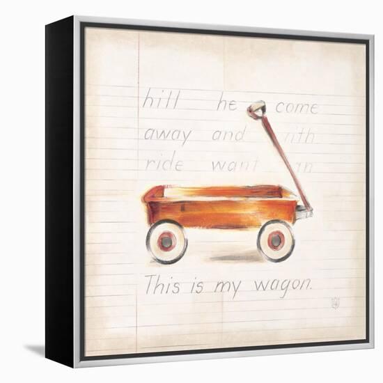 Little Wagon-Lauren Hamilton-Framed Stretched Canvas