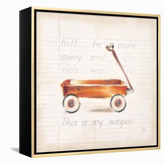 Little Wagon-Lauren Hamilton-Framed Stretched Canvas