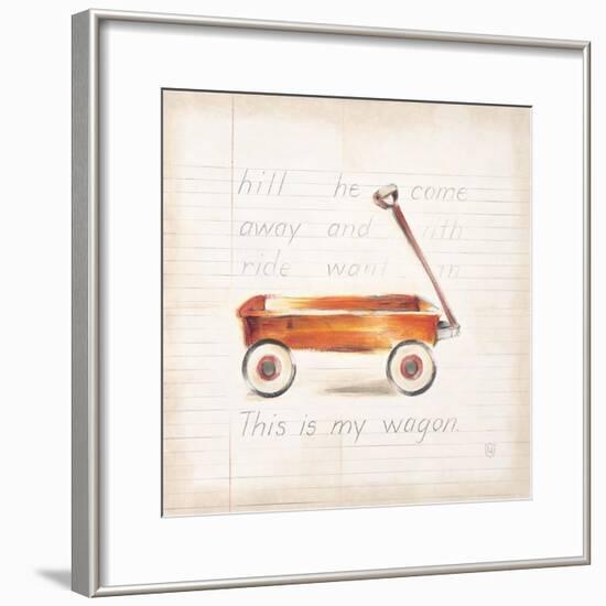 Little Wagon-Lauren Hamilton-Framed Art Print