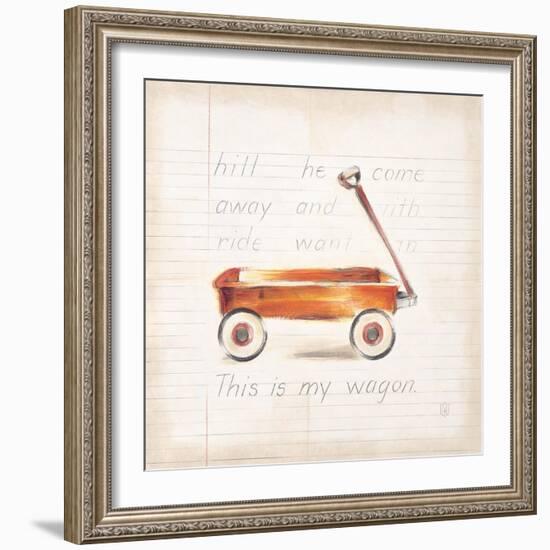 Little Wagon-Lauren Hamilton-Framed Art Print