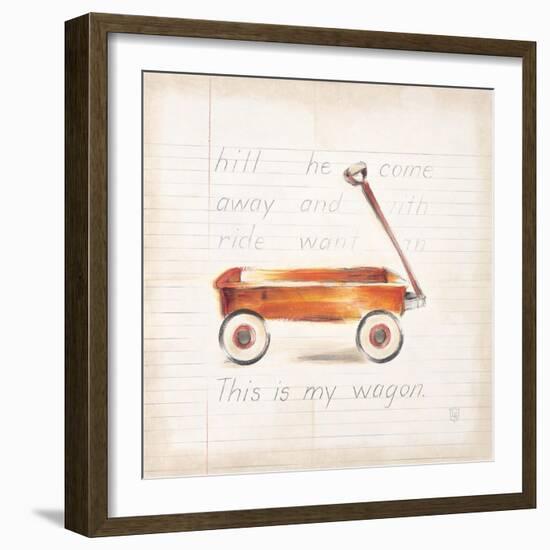 Little Wagon-Lauren Hamilton-Framed Art Print