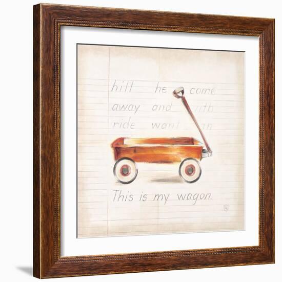 Little Wagon-Lauren Hamilton-Framed Art Print