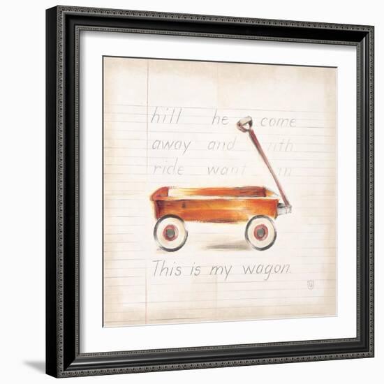 Little Wagon-Lauren Hamilton-Framed Art Print