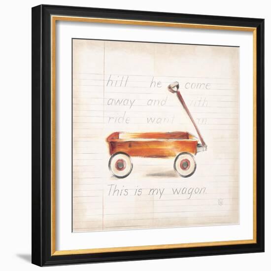 Little Wagon-Lauren Hamilton-Framed Art Print