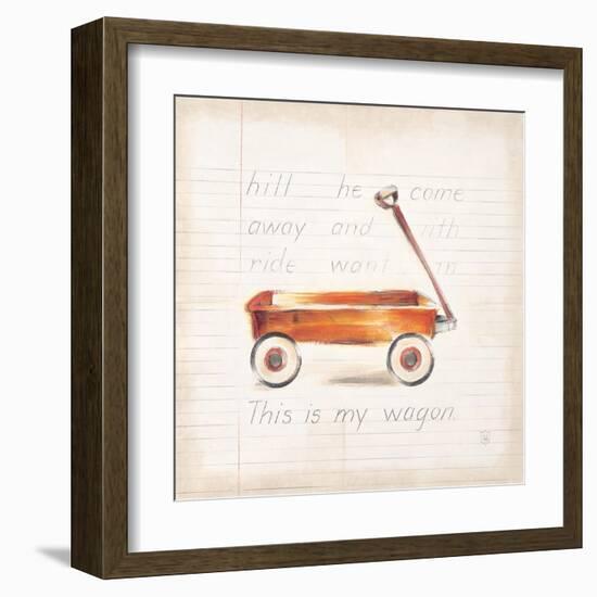 Little Wagon-Lauren Hamilton-Framed Art Print