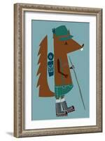 Little Wanderer Squirrel-null-Framed Giclee Print