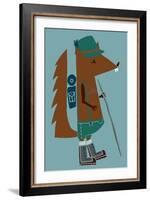 Little Wanderer Squirrel-null-Framed Giclee Print