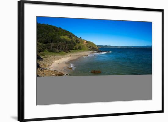 Little Wategos beach at Cape Byron Bay, New South Wales, Australia, Pacific-Andrew Michael-Framed Photographic Print