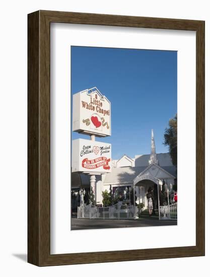 Little White Chapel Wedding Chapel in Las Vegas, Nevada, USA-Michael DeFreitas-Framed Photographic Print