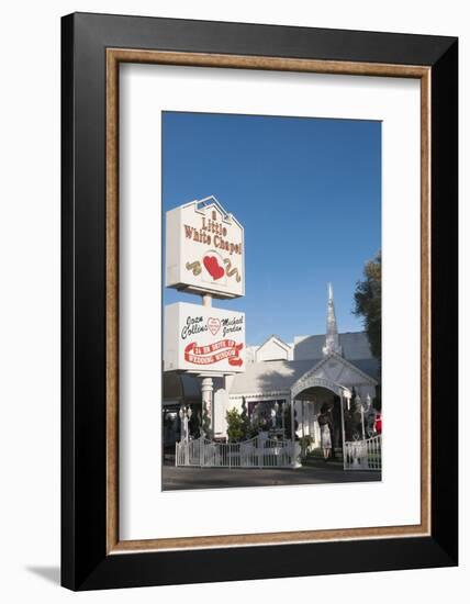 Little White Chapel Wedding Chapel in Las Vegas, Nevada, USA-Michael DeFreitas-Framed Photographic Print