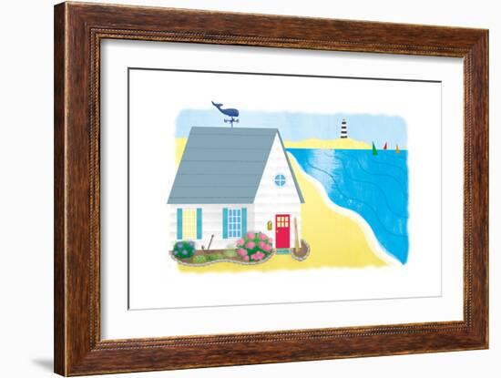 Little White House 4 - Turtle-Sheree Boyd-Framed Giclee Print