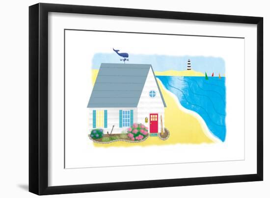 Little White House 4 - Turtle-Sheree Boyd-Framed Giclee Print