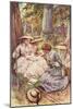 'Little Women' by Louisa-Harold Copping-Mounted Giclee Print