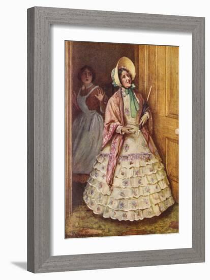 'Little Women' by Louisa-Harold Copping-Framed Giclee Print