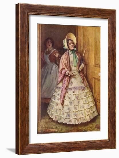 'Little Women' by Louisa-Harold Copping-Framed Giclee Print