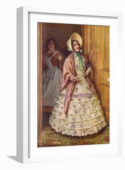 'Little Women' by Louisa-Harold Copping-Framed Giclee Print