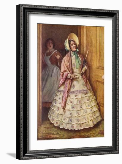 'Little Women' by Louisa-Harold Copping-Framed Giclee Print