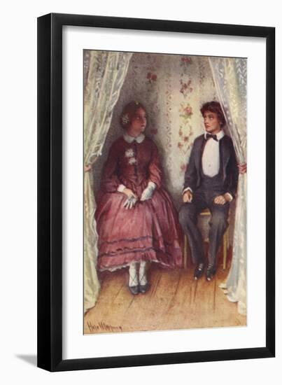 'Little Women' by Louisa-Harold Copping-Framed Giclee Print