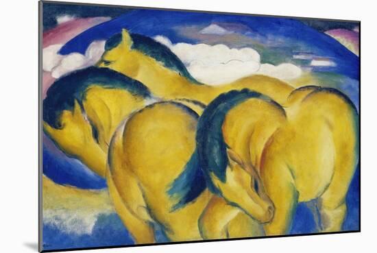 Little Yellow Horses, 1912-Franz Marc-Mounted Giclee Print