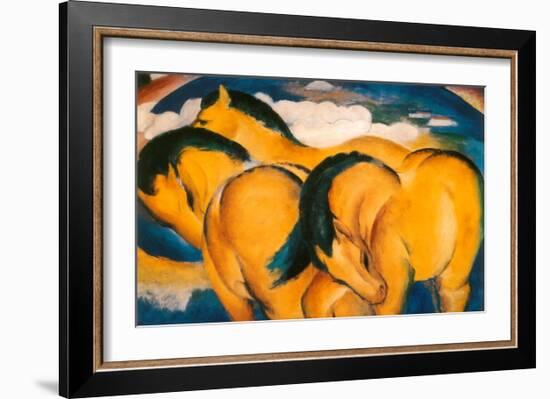 Little Yellow Horses, c.1912-Franz Marc-Framed Art Print