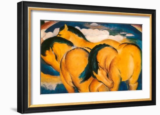 Little Yellow Horses, c.1912-Franz Marc-Framed Art Print