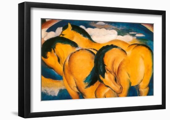 Little Yellow Horses, c.1912-Franz Marc-Framed Art Print