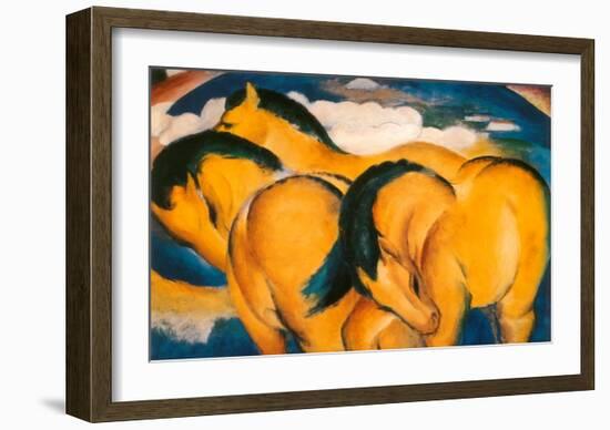 Little Yellow Horses, c.1912-Franz Marc-Framed Art Print