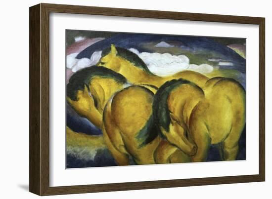 Little Yellow Horses, c.1912-Franz Marc-Framed Giclee Print