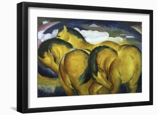 Little Yellow Horses, c.1912-Franz Marc-Framed Giclee Print