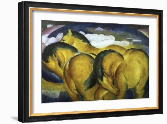 Little Yellow Horses, c.1912-Franz Marc-Framed Giclee Print