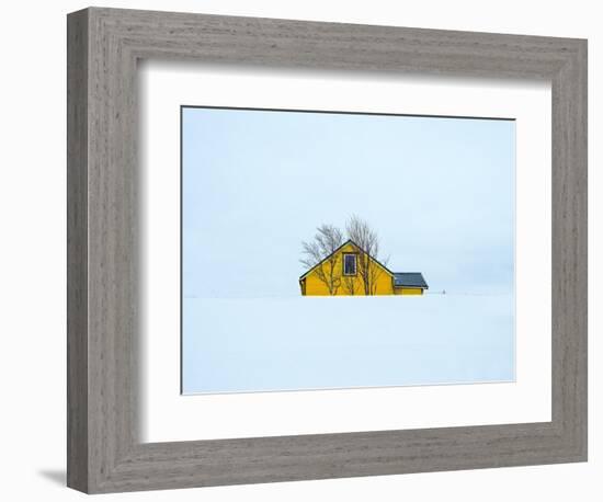 Little yellow house-Marco Carmassi-Framed Photographic Print