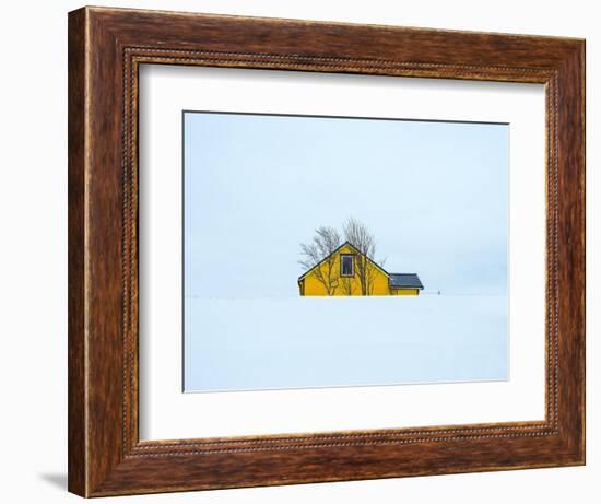 Little yellow house-Marco Carmassi-Framed Photographic Print