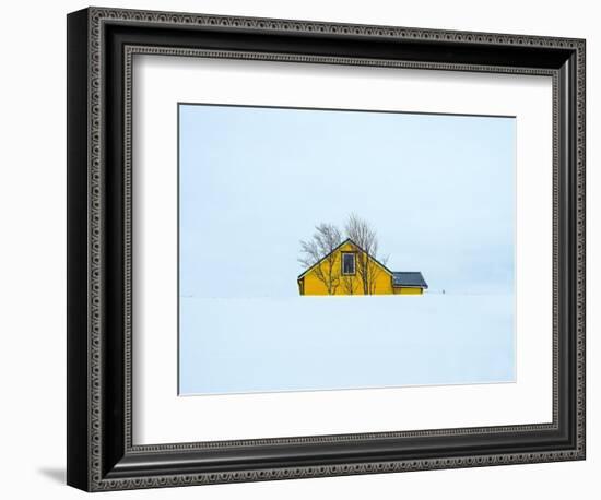 Little yellow house-Marco Carmassi-Framed Photographic Print