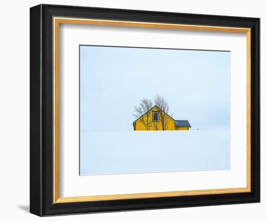 Little yellow house-Marco Carmassi-Framed Photographic Print