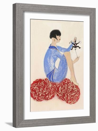 Littleman Series I-Susan Adams-Framed Giclee Print