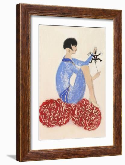 Littleman Series I-Susan Adams-Framed Giclee Print